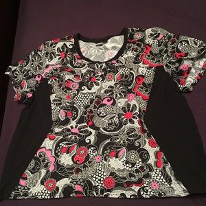 Fitted Cherokee scrubs, multi colored, 3x